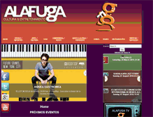 Tablet Screenshot of alafuga.com.mx